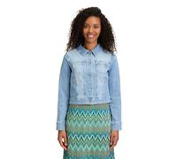 Jackenblazer BETTY BARCLAY "Damen langarm", Damen, Gr. 46, blau (light blau denim), Denim/Jeans, Obermaterial: 99% Baumwolle, 1% Elasthan, sehr schmal normal, Blazer, Material (60396713-46) light blau