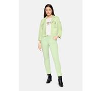 Jackenblazer BETTY BARCLAY "Damen mit 3/4 Arm", Damen, Gr. 36, foam grün, Samt, Obermaterial: 92% Polyester, 8% Elasthan, gerade normal, Blazer (40427668-36) foam grün
