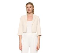 Jackenblazer BETTY BARCLAY "Damen mit 3/4 Arm", Damen, Gr. 42, beige, Obermaterial: 86% Polyester, 14% Elasthan. Futter: 100% Polyester, Basic, normal kurz, Blazer (95376002-42) beige