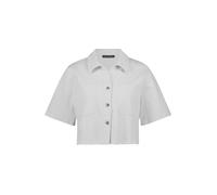 Jackenblazer BETTY BARCLAY "Damen mit Kragen", Damen, Gr. 42, grau, Obermaterial: 71% Baumwolle, 26% Polyester, 3% Elasthan, oversize kurz, Blazer (42404431-42) grau