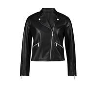 Jackenblazer BETTY BARCLAY "Damen mit Reißverschluss", Damen, Gr. 38, schwarz, Obermaterial: 100% Polyurethan, 100% Polyester. Besatz: 96% Polyester, 4% Elasthan, sehr schmal normal, Blazer (90126238-
