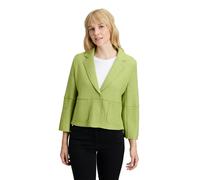 Jackenblazer BETTY BARCLAY "Damen mit Reverskragen", Damen, Gr. 38, grün (fresh moss), Flanell, Obermaterial: 60% Viskose, 40% Wolle, lässig geschnitten normal, Blazer (42933931-38) fresh moss