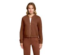 Jackenblazer BETTY & CO "Damen langarm", Damen, Gr. 42, braun, Obermaterial: 76% Baumwolle, 20% Polyamid, 4% Elasthan. Futter: 100% Polyester, lässig geschnitten normal, Rundhals, Blazer (42151919-42)