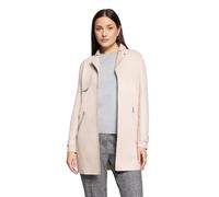 Jackenblazer BETTY & CO "Damen mit Reverskragen", Damen, Gr. 40, grau, Obermaterial: 95% Polyester, 5% Elasthan, lässig geschnitten lang, Blazer (20398462-40) grau