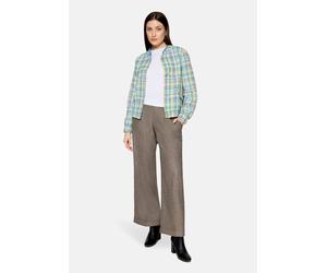 Jackenblazer CARTOON "Damen kariert", Damen, Gr. 42, bunt (grün, blau), Obermaterial: 67% Baumwolle, 33% Polyester, lässig geschnitten normal, Blazer (42261759-42) grün, blau