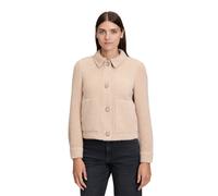Jackenblazer CARTOON "Damen mit aufgesetzten Taschen", Damen, Gr. 46, grün (beige), Obermaterial: 82% Polyester, 18% Polyamid, gerade normal, Rundhals, Blazer (88274922-46) beige