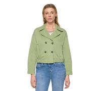 Jackenblazer CARTOON "Damen mit Reverskragen", Damen, Gr. 44, grün eyes, Obermaterial: 100% Baumwolle, oversize normal, Blazer (84538950-44) grün eyes