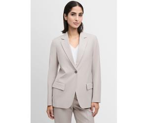 Jackenblazer CINQUE "CILIGHT", Damen, Gr. 42, beige, Web, Obermaterial: 53% Polyamid, 43% Schurwolle, 4% Elasthan, regular fit normal, V-Ausschnitt, eingesetzt,Ärmel ohne Ärmelschlitz gerader Abschlus