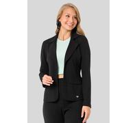 Jackenblazer CIPO & BAXX "Jacken", Damen, Gr. L, schwarz, 50% Baumwolle, 45% Polyester, 5% Elasthan, unifarben, regular fit, Raglanärmel, Blazer, im unifarbenen Look (63332104-L) schwarz
