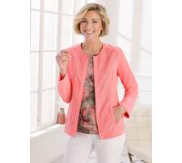 Jackenblazer CLASSIC BASICS "Blazer", Damen, Gr. 44, rosa (flamingo), 89% Polyester, 11% Polyamid, Blazer (76557255-44) flamingo