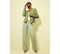 Jackenblazer CREATION L "Bou lazer", Damen, Gr. 40, lindgrün, 100% Polyester, Blazer (99637748-40) lindgrün