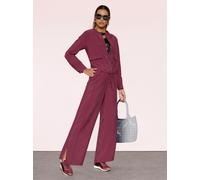 Jackenblazer CREATION L "Modal-Mix-Blouson", Damen, Gr. 44, rot (bordeaux), 90% Modal, 10% Polyester, Blazer (16238307-44) bordeaux