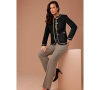 Jackenblazer CREATION L PREMIUM "Woll-Mix-Bou lazer", Damen, Gr. 40, schwarz, 70% Polyester, 30% Wolle, Blazer (10509424-40) schwarz