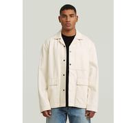 Jackenblazer G-STAR "Marseille Blazer", Damen, Gr. XL, beige (rinsed), Obermaterial: 75% Baumwolle, 25% Baumwolle, Blazer (34444302-XL) rinsed