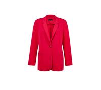 Jackenblazer GOLDNER "Damenblazer mit Reverskragen und Paspeltaschen", Damen, Gr. 46, grün (rot), Obermaterial: 48% Polyamid PA. 40% Viskose CV. 12% Elasthan EL., Gerade, Blazer, mit formgebenden Teil