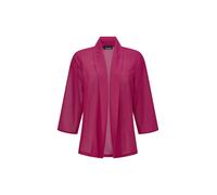 Jackenblazer GOLDNER "Kurzgröße Blaue leichte Jacke mit Schalkragen, Halbarm", Damen, Gr. 25, pink, Obermaterial: 100% Polyester PES., figurumspielend, Sonstiges, Blazer, Perfekt für Kleider (35094035