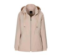 Jackenblazer GOLDNER "Kurzgröße Freizeitjacke mit Kapuze", Damen, Gr. 19, beige, Obermaterial: 100% Polyester PES., gerade, Blazer, abtrennbare Kapuze (47997605-19) beige