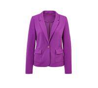 Jackenblazer GOLDNER "Kurzgröße Jersey-Blazer", Damen, Gr. 22, lila (aubergine), Obermaterial: 95% Polyester PES. 5% Elasthan EL., eng Sonstiges, Blazer, keine/nicht relevant (13101026-22) aubergine