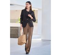 Jackenblazer HEINE "Blazer", Damen, Gr. 40, schwarz, 63% Polyester, 33% Viskose, 4% Elasthan, Blazer (59268036-40) schwarz