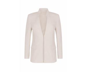 Jackenblazer "Hermann Lange Jacke/Blazer", Damen, Gr. 48, beige (sand), 97% Polyester, 3% Elasthan, SELECT BY HERMANN LANGE, Blazer (13903837-48) sand