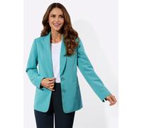 Jackenblazer LADY "Anzug-Blazer", Damen, Gr. 36, blau (ozean), 75% Polyester, 21% Viskose, 4% Elasthan, Blazer (95839867-36) ozean