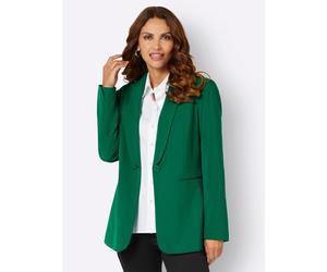 Jackenblazer LADY "Blazer", Damen, Gr. 54, grün, 63% Polyester, 34% Viskose, 3% Elasthan, Blazer (39792838-54) grün