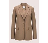 Jackenblazer MADELEINE "Blazer Eleganter Einreiher mit Reverskragen", Damen, Gr. 40, beige (caramel, melange), Obermaterial: 47% Polyester PES. 47% Viskose CV. 6% Elasthan EL., Modern, Blazer (9012295
