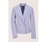 Jackenblazer MADELEINE "Blazer Eleganter Kurzblazer mit Reverskragen", Damen, Gr. 36, lila (hellamethyst), Obermaterial: 68% Polyester PES. 28% Viskose CV. 4% Elasthan EL., Modern, gerade, Blazer, Ton