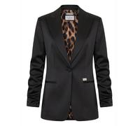 Jackenblazer PHILIPP PLEIN "Blazer", Damen, Gr. S, schwarz (02, schwarz), Stoff: 4% Elasthan, 96% Polyester. Futter: 100% Polyester, Blazer (58903732-S) 02, schwarz