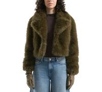 Jackenblazer QS, Damen, Gr. XXL (44), weiß, Web, Obermaterial: 100% Polyester. Futter: 100% Polyester, Fellimitat, regular fit normal, Blazer Jackenblazer, in Felloptik (19375566-XXL)