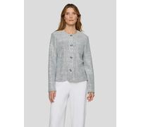 Jackenblazer RABE "Jacke", Damen, Gr. 46, hellgrau, 90%Polyester 10%Viskose95%Viskose 5%Elasthan, Blazer (38716660-46) hellgrau