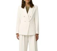 Jackenblazer S.OLIVER BLACK LABEL, Damen, Gr. 36, beige (cream), Obermaterial: 86% Polyester, 14% Elasthan. Futter: 100% Polyester, unifarben, slim fit taillenbedeckt, gerader Abschluss, Blazer Jacken