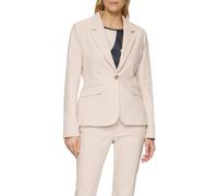 Jackenblazer S.OLIVER BLACK LABEL, Damen, Gr. 36, rosa (sepia rose), Obermaterial: 54% Baumwolle, 43% Polyester, 3% Elasthan. Futter: 100% Polyester, unifarben, slim fit taillenbedeckt, Blazer, mit Re
