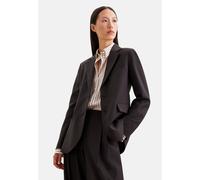 Jackenblazer SEIDENSTICKER, Damen, Gr. 36, braun, 52% Polyester, 43% Schurwolle, 5% Elasthan, unifarben, Blazer (22203503-36) braun