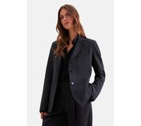 Jackenblazer SEIDENSTICKER, Damen, Gr. 40, schwarz, 98% Polyester, 2% Elasthan, unifarben, Blazer (42679725-40) schwarz