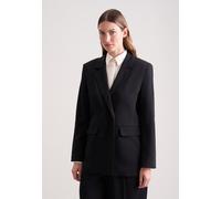 Jackenblazer SEIDENSTICKER, Damen, Gr. L, schwarz, 96% Viskose, 4% Elastan, unifarben, Blazer (29175913-L) schwarz