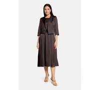 Jackenblazer VERA MONT "Damen ohne Verschluss", Damen, Gr. 40, light earth, Obermaterial: 100% Polyester. Futter: 96% Polyester, 4% Elasthan, gerade kurz, V-Ausschnitt, Blazer (70869311-40) light eart
