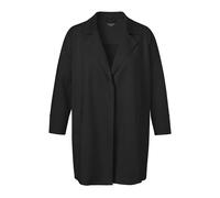 Jackenblazer VIA APPIA DUE "VIA APPIA DUE Jacke", Damen, Gr. 50, schwarz, Obermaterial: 95% Polyester PES. 5% Elasthan EL., uni, relaxed fit, tiefer V-Ausschnitt, Blazer, Große Größen (20301647-50) sc