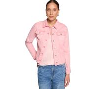 Jackenblazer ZERO "Damen im Jeans-Look", Damen, Gr. 40, rosa (bridal rose), Obermaterial: 71% Baumwolle, 3% Elasthan, 26% Polyester, Basic, figurbetont normal, Blazer, Material. (61777451-40) bridal r