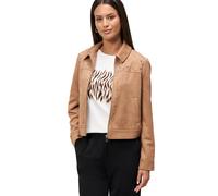 Jackenblazer ZERO "zero Damen Jacke in Wildlederoptik", Damen, Gr. 44, cinnamon swirl, Stoff, Obermaterial: 95% Polyester, 5% Elastan. Ärmelfutter: ohne Futter., aufgeraut, casual, figurbetont normal,