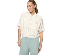 Jackenblazer ZERO "Damen kurzarm mit Taschen", Damen, Gr. 42, eggnog, Spitze, Obermaterial: 5% Elasthan, 95% Polyamid, transparent, figurumspielend normal, weit, Blazer, Spitze (35397246-42) eggnog