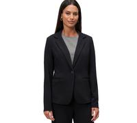 Jackenblazer ZERO "Damen mit Paspeltaschen", Damen, Gr. 38, grün (schwarz beauty), Twill, Obermaterial: 96% Polyester, 4% Elasthan, unifarben, figurbetont normal, eng, Blazer, weiteres Detail (1626191