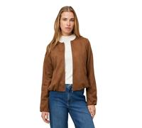 Jackenblazer ZERO "Damen mit Reißverschluss", Damen, Gr. 38, bright tobacco, Obermaterial: 95% Polyester, 5% Elasthan, unifarben, figurumspielend normal, Rundhals, weit, Blazer, Plain/ohne Details (55