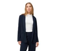 Jackenblazer ZERO "Damen offener Style", Damen, Gr. 44, hydrangea, Twill, Obermaterial: 96% Polyester, 4% Elasthan, unifarben, figurbetont normal, V-Ausschnitt, eng, Blazer, Plain/ohne Details (731621