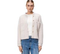 Jackenblazer ZERO "Damen strukturiert mit Knopfleiste", Damen, Gr. 40, creamcamel, Sweatware, Obermaterial: 70% Polyester, 30% Polyamid, Strukturmuster, figurumspielend normal, weit Bündchen, Blazer,