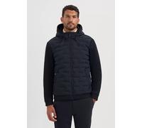 Jacket Short Fit Sealed Hooded Knitted Mix Schwarz XXL