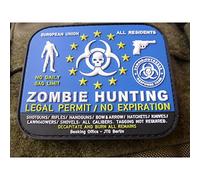 Jackets To Go JTG Zombie Hunting Patch / 3D Rubber Patch