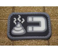 Jackets To Go - ShitMagnet Patch, gid (glow in the dark)