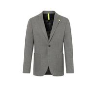 Jackett BENVENUTO. "BENVENUTO. Sneaker-Jacket", Herren, Gr. 52, grau (hellgrau struktur), Obermaterial: 88% Polyester PES. 6% Elasthan EL. 6% Viskose CV. Futter: 100% Polyester PES., slim fit, V-Aussc