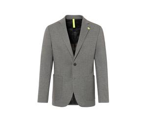 Jackett BENVENUTO. "BENVENUTO. Sneaker-Jacket", Herren, Gr. 52, grau (hellgrau struktur), Obermaterial: 88% Polyester PES. 6% Elasthan EL. 6% Viskose CV. Futter: 100% Polyester PES. 100% Polyester PES